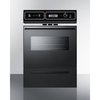 Summit Appliance Div. Summit-Glass Gas Wall Oven, Electronic Ignition, Window, Black TTM7212DK